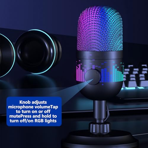 Micrófono USB para juegos con vivo para mejorar la voz en directos de PC 3