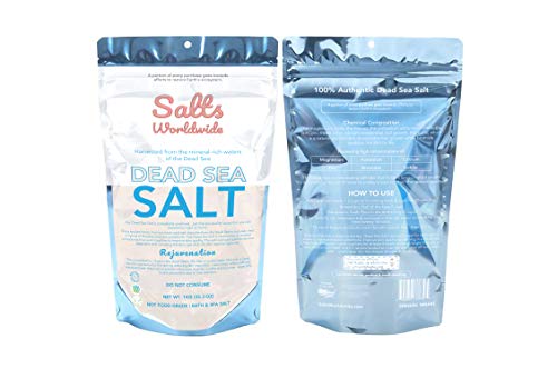Authentic Premium Dead Sea Salt Imported from Israel - 1KG - Israel Dead Sea Salt The Best Bath Salt