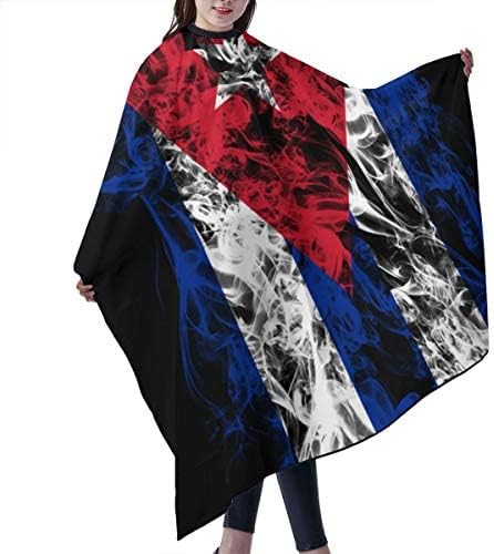 Nuboxx Cuba Cuban Flag Salon Hair Cutting Cape Cloth Barber Hairdressing Wrap Haircut Apron Cloth