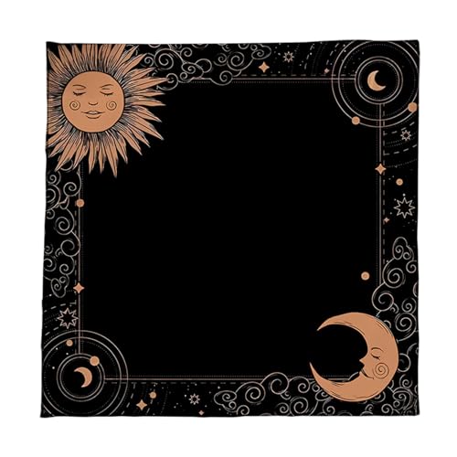 Oxtxuzdm Mantel de mesa ritual artístico con diseños místicos y