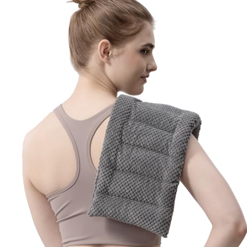 Weighted Microwave Heating Pad (1.8 lbs), 16x7 Inch Microwavable HotPack for...