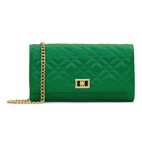 Miraggio Iris Solid Quilted Sling Crossbody Bag With Chain Strap (B0CX94VLTG) Amazon Price History, Amazon Price Tracker