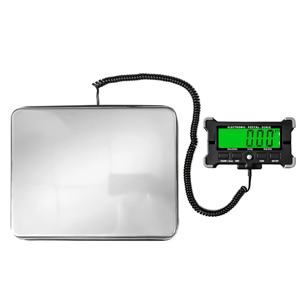 SaryEdge Scales Digital Weight for Packages Stainless Steel Shipping Scale with Tare Electronic Price Computing LCD Commercial Food Produce Kitchen,