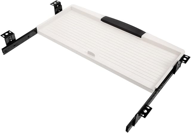 Tiroir coulissant en plastique de plateau de bureau avec des angles ergonomiques et des performances silencieuses
