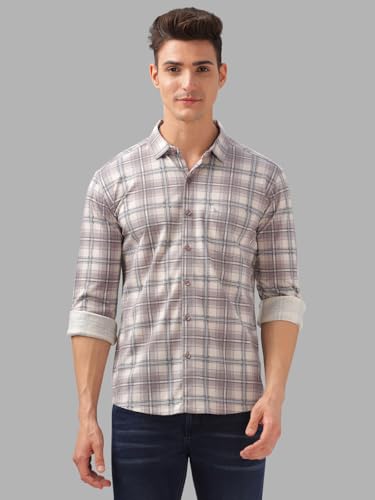 Image of BULLMER Trendy Regular Fit Striped Causal Full Sleeve Shirt for Men.