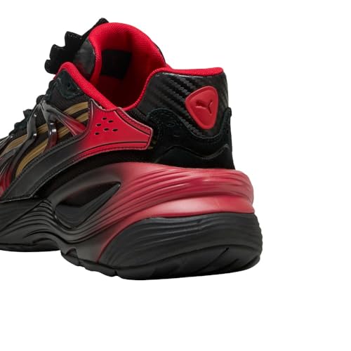 Image of PUMA Mens Inverse Shadow Lace Up Sneakers Shoes Casual - Black, Red - Size 6.5 M