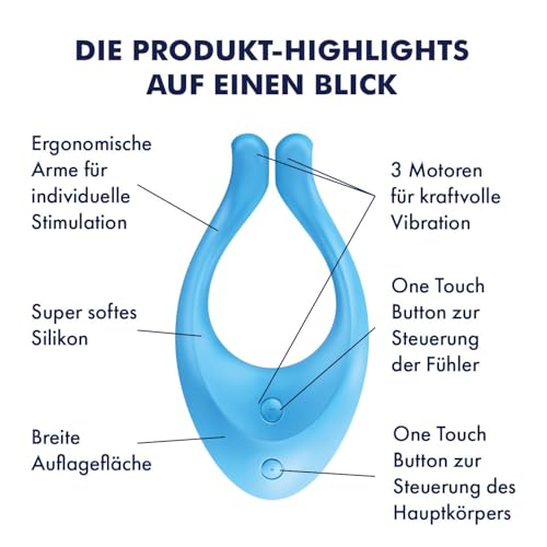 Paarvibrator Satisfyer Partner Multifun 1 für Frauen und Paare