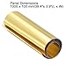 uxcell Brass Sheet Roll, Metal Foil Plate 1000mm x 100mm x 0.02mm