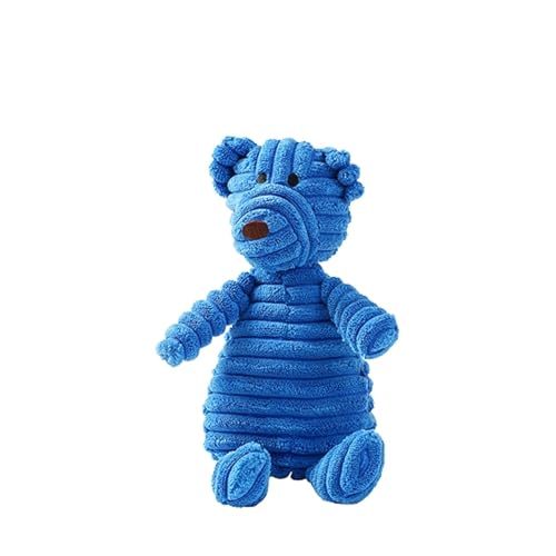 犬おもちゃ 音出るおもちゃ 噛むおもちゃ 動物形 コーデュロイ ぬいぐるみ かわいい 遊ぶ ペットのおもちゃ 運動不足解消 ストレス解消 歯磨き 丈夫 小/中/大型犬 熊