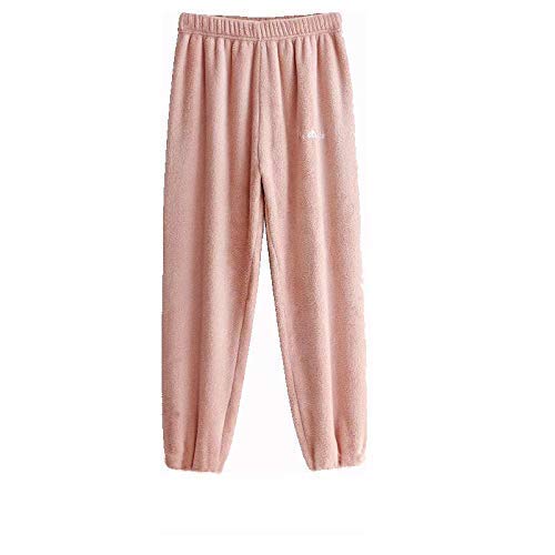 Buy Women's Loose Fit Velvet Yoga Pants (Woolen Fur Pjama_Light Pink_28  Till 34) at Amazon.in