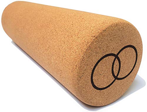 Orbsoul Cork Massage Roller - 100% All-Natural Spanish Cork, Eco-Friendly, for Muscle Pain and Tension Relief