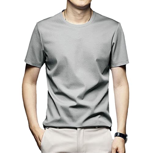 T-shirt d'été en coton homme Kelsiop manches courtes uni M