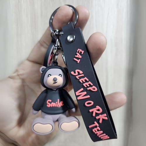 Image of OTTAVO Cute Cartoon 3D Silicone High -Quality PVC Material Keychain, Suitable for Boys and Girls - Pack of 1.
