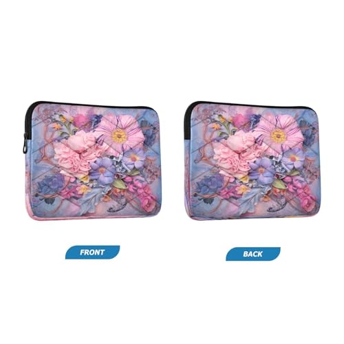 Funda para portátil de 13-14 pulgadas con flores miniatura 2