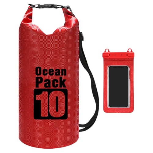 Bolsa Impermeable,Funda Estanca - Mochila Ligera con Cierre Enrollable para Senderismo, Transporte, Compras y Exteriores Bolsa Impermeable,Funda Estanca - Mochila Ligera con Cierre Enrollable para Senderismo, Transporte, Compras y Exteriores