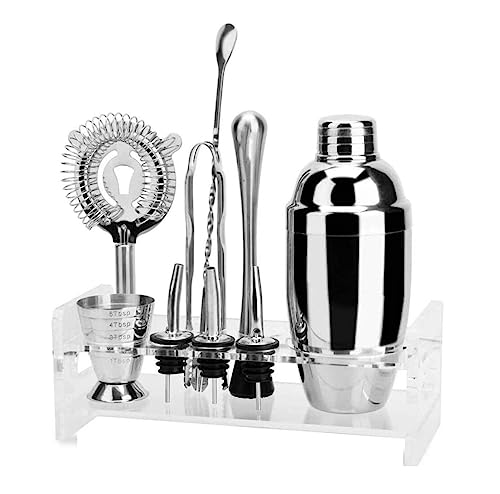 Set de Coctelería RUVOO con 10 Piezas y Soporte 550ml
