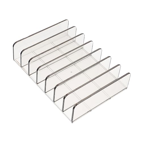 2pezzi Organizer Per Ombretti e Cosmetici Trasparente Con Sezioni Multiple Scatola Di Stoccaggio Per Trucco Multiuso Per Tavoli e Scrivanie Design Compatto e Resistente Ai Graffi