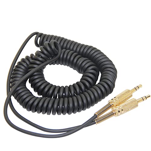 Image of for Marshall Speaker Cable, Replacement Aux Extension Cord 3.5mm Coiled Audio Cable for Marshall Action II Stanmore II Woburn II Stockwell Bluetooth Speaker