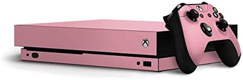 Skinit Decal Gaming Skin Compatible with Xbox One X Bundle - Originally Designed Light Pink Design