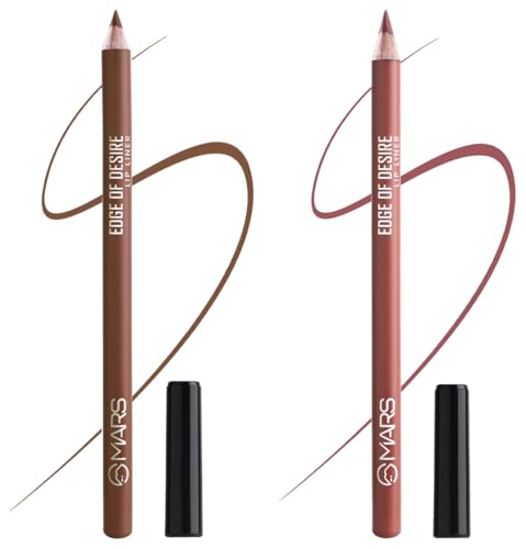 Image of MARS Matte Lip Liner One Swipe Smooth Long Lasting Lip Pencil (1.4gm) (12-BROWN MOCHA) Matte Lip Liner One Swipe Smooth Long Lasting Lip Pencil (1.4gm) (10-EXOTIC BROWN)