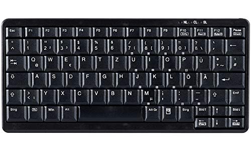 Active Key AK-4100-U-B/GE Kleine Tastatur, Industrie 4.0, USB Schwarz Cover