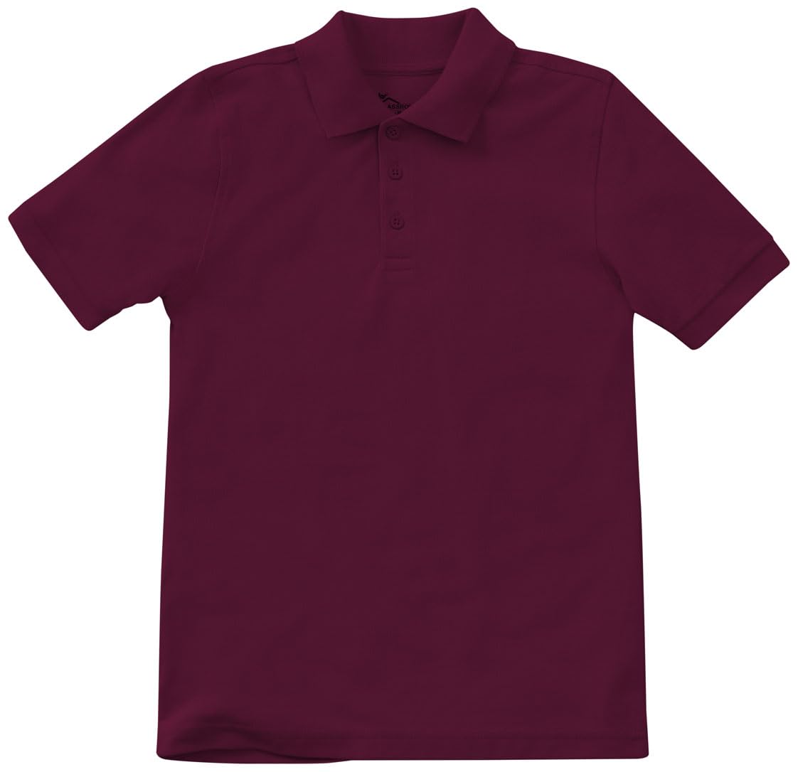 Classroom Uniforms for Boys and Girls Short Sleeve Pique Polo Shirt