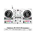 Hercules DJControl Inpulse 500 White Edition – Limitierte Auflage – 2-Deck-USB-DJ-Controller für Serato DJ Pro und DJUCED