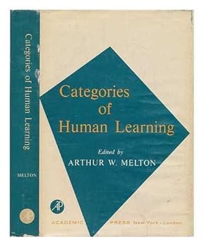 Hardcover Categories of Human Learning Book