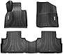 LASFIT Floor Mats Fit for 2020-2023 Hyundai Palisade, All Weather Custom Fit Car Floor Liners 1st & 2nd Row, Black