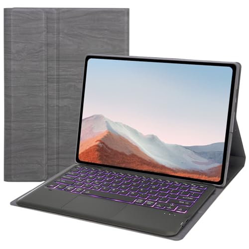 Wireless Bluetooth Keyboard Case for Microsoft Surface Pro 4/5 / 6/7 / Pro 7+ (12.3"), Backlit Keyboard | Touch Mouse