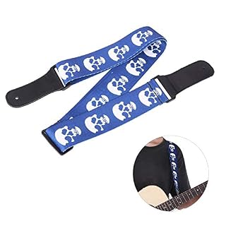 Vbestlife Sangle de guitare réglable, tête de mort en cuir avec motif de crâne, bandoulière pour ukulélé basse… - Les Beatles, Paul McCartney, John Lennon, RIngo Starr, George Harrison Vbestlife Sangle de guitare réglable, tête de mort en cuir avec motif de crâne, bandoulière pour ukulélé basse… – Image 6