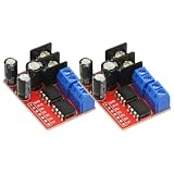 2PCS H Bridge Remote Control 5A 3V-14V Dual DC Motor Controller Drive Module Voltage Reverse PWM Speed Regulation Double