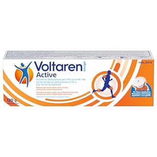Voltaren Active Topical Pain Gel with No Mess Applicator, Inflammation Relief, 120g