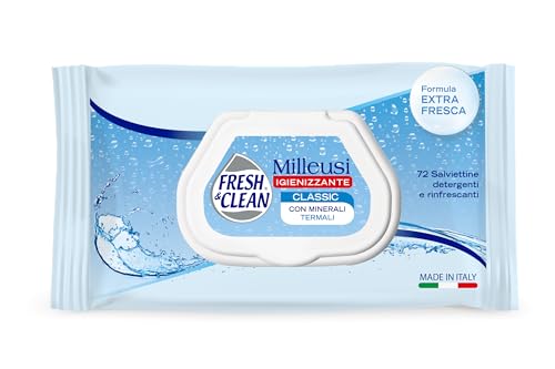 Fresh & Clean - Salviettine Milleusi Igienizzanti Classic, Detergenti e