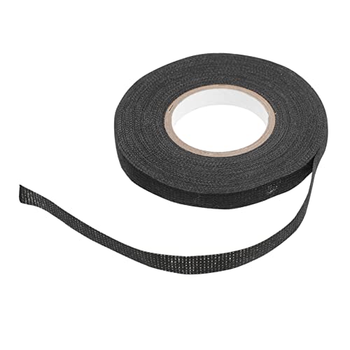 Cabilock 1Roll High Temp Wire Harness Wrapping Tape Fleece Cloth Adhesive Fabric Tape for Automotive Noise Damping and Vibration Reduction Heat