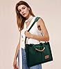 VogAphro Große Canvas-Tragetasche für Damen, Arbeitstasche mit Taschen, Laptop, Umhängetasche, Alltagstasche, Handtaschen für Reisen, New Upgrade Plus Forest Green, X-Large #2