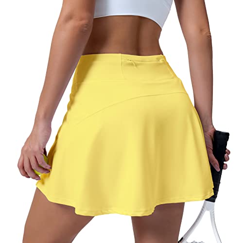 Women's Tennis Skirt High Waisted Pleated Athletic Skorts Skirts for Women with Pockets Sports Casual Skirts