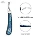 Equine Care Left-Handed Hoof Knife – Professional Farrier Knife & Hoof Trimmer Tool | Ultra-Sharp J2 Stainless Steel Blade, Ergonomic Handle for Horse Hoof Trimming, Cleaning & Farrier Supplies