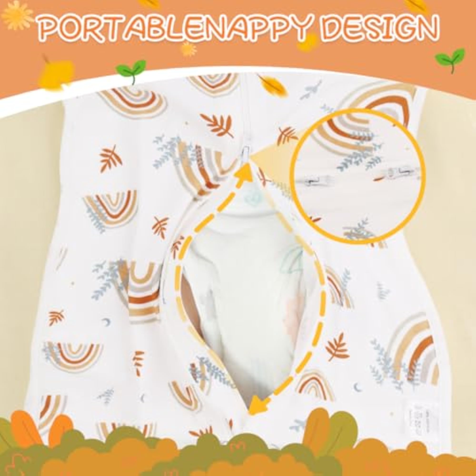 Baby Swaddle Wrap for Newborns, 100% Cotton