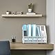 SUPTIDY Rack File Organizer - Büro Desktop Organizer aus Metall - Zeitschriftensammler mit 5 vertikalen Fächern - Magazine File Holder, Weiß