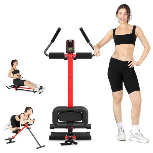 Yoleo Multi-Functional Ab Machine, Foldable Ab Workout Equipment,...