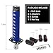 KVAEY Samurai Sword Shift Knob, Automotive Katana Manual Transmission Gear Shift Handle, Universal Aluminum Alloy Stick Shift Knob for Most Manual Vehicles, Car Accessories (Blue+White)