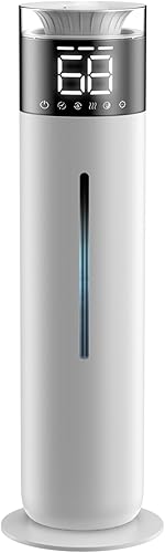 Humidificador ultrasónico de niebla fría para habitación grande, humidificador de llenado superior H1A (10L2.7 galones) para bebés adultos, control