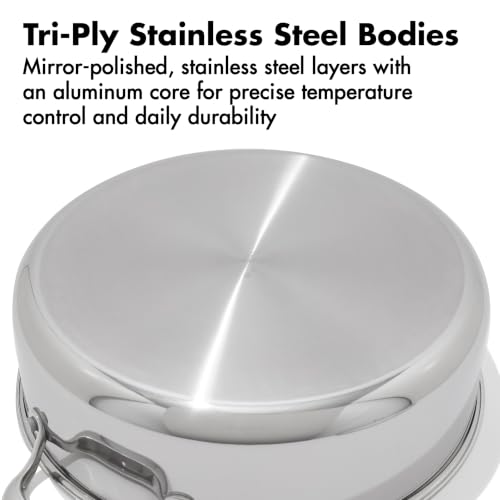Image of OXO Hybrid Nonstick Stainless Steel 8QT Stockpot with Lid