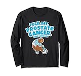 fuck off prostata cancro citazione orso divertente maglia a manica