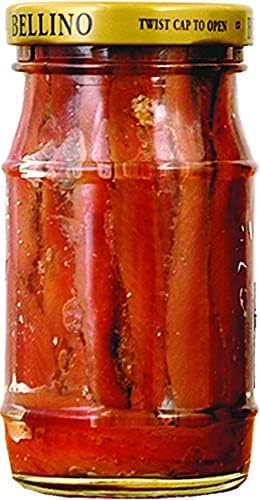 Bellino Fillet of Anchovy, 4.25-Ounce Glass Jars (Pack of 4)