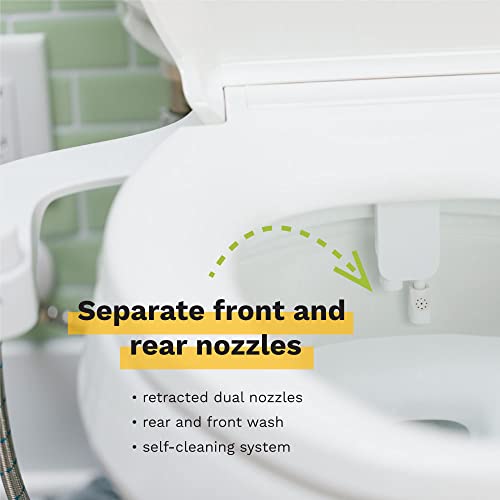 image for Omigo Element Bidet Attachment Non-Electric Thin Modern Design, Dedica