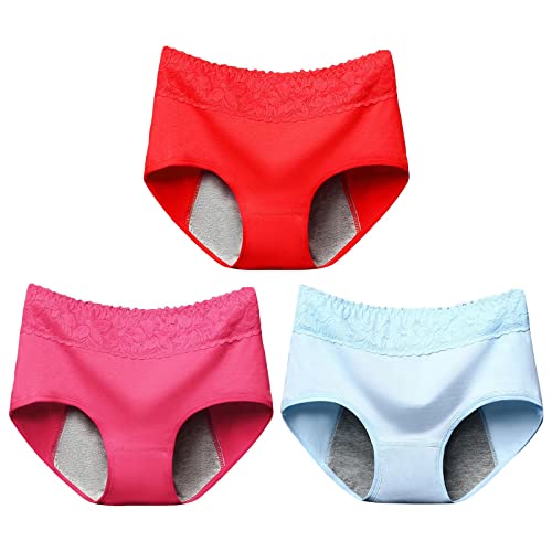 JHOKCI Cotton Underwear for Women Soft Comfortable Briefs Fashion Stretch Panties