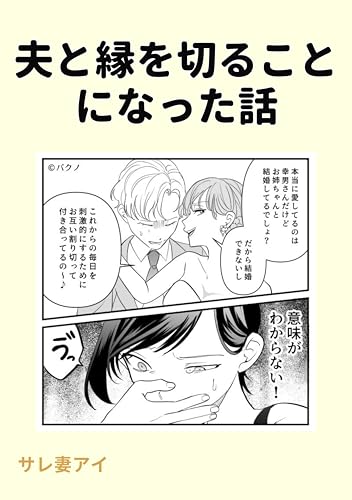 夫と縁を切ることになった話 サレ妻アイオリジナル漫画