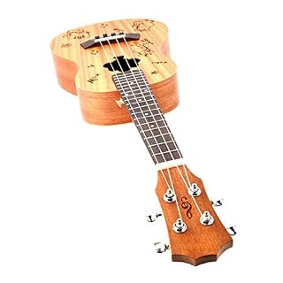 Ukulélé High Gloss Tenor Soprano Natural Hawaii en Bois Massif en Acajou Corps Débutant Voyage Ukulele avec Starter pour… - Les Beatles, Paul McCartney, John Lennon, RIngo Starr, George Harrison Ukulélé High Gloss Tenor Soprano Natural Hawaii en Bois Massif en Acajou Corps Débutant Voyage Ukulele avec Starter pour… – Image 5